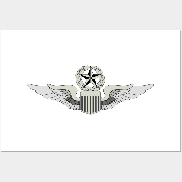 Air Force Command Pilot Wings Wall Art by Sticker Steve